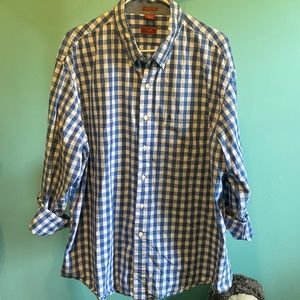 IZOD Men’s XXL Vintage Wash Button Down Shirt EUC